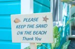 We like to keep the sand on the beach, please rinse your feet when entering the home.
